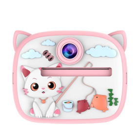 Deciji fotoaparat maca-roze boja