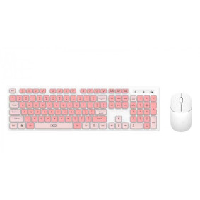 XO-KB05 Bezicna Tastatura sa misem Roze