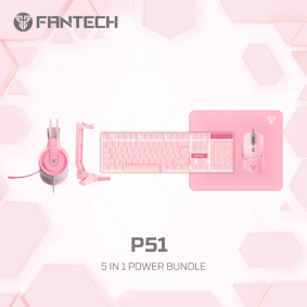 Combo set Gaming Fantech P51 Power 5u1 Sakura