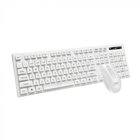 XO-KB02 Wireless tastatura sa misem bela