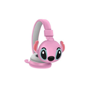 Stitch bezicne slusalice roze boja