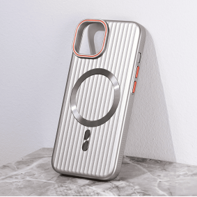 Torbica Magsafe Stripe za iPhone 14 siva Torbica Magsafe Stripe za iPhone 14 siva